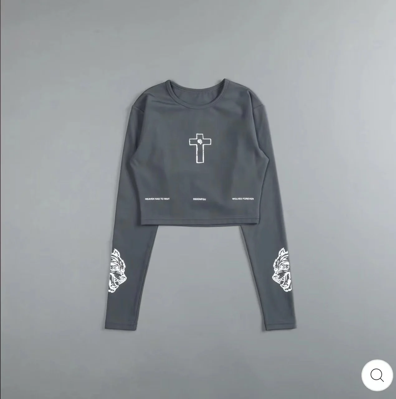 DARC Women Gym Top Fitness SHIELD EVERYDAY SPORTS Wolf Head Fitness Tight Top Long Sleeve Bra