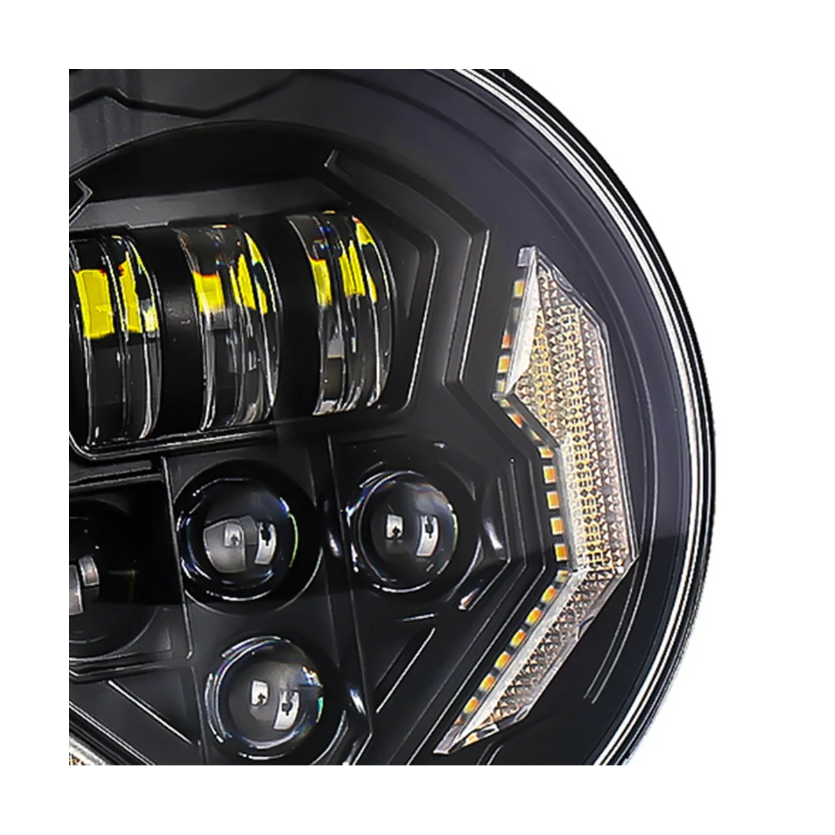 Новинка фары головного света для внедорожников Wrangler 12 В 60 Вт 55 см 1 пара круглые