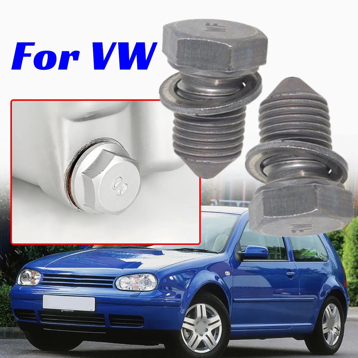 

Для VW Golf MK4 MK5 MK6 MK7 1J 1K 5K 5G 1997-2017 M14x1,5x22 Пробка поддона моторного масла, сливное уплотнение, шайба, винт, замена резьбы