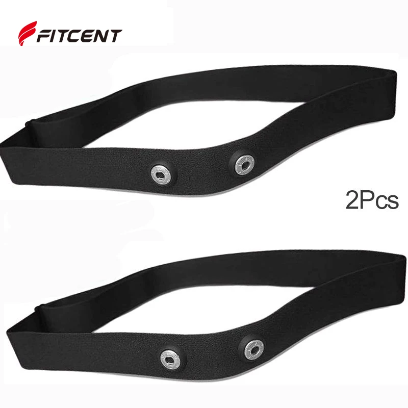 FITCENT 2Pcs Heart Rate Monitor Replacement Strap Bands Compatible for Wahoo Tickr Polar H7 H9 H10 Garmin Coospo XOSS ThinkRider