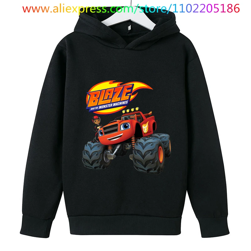 

Brand Sweatshirts Topo De Bolo Blaze And The Monster Machines 4 Hoodie Kids Spring Autumn Baby Boy Clothes Girls Clothing