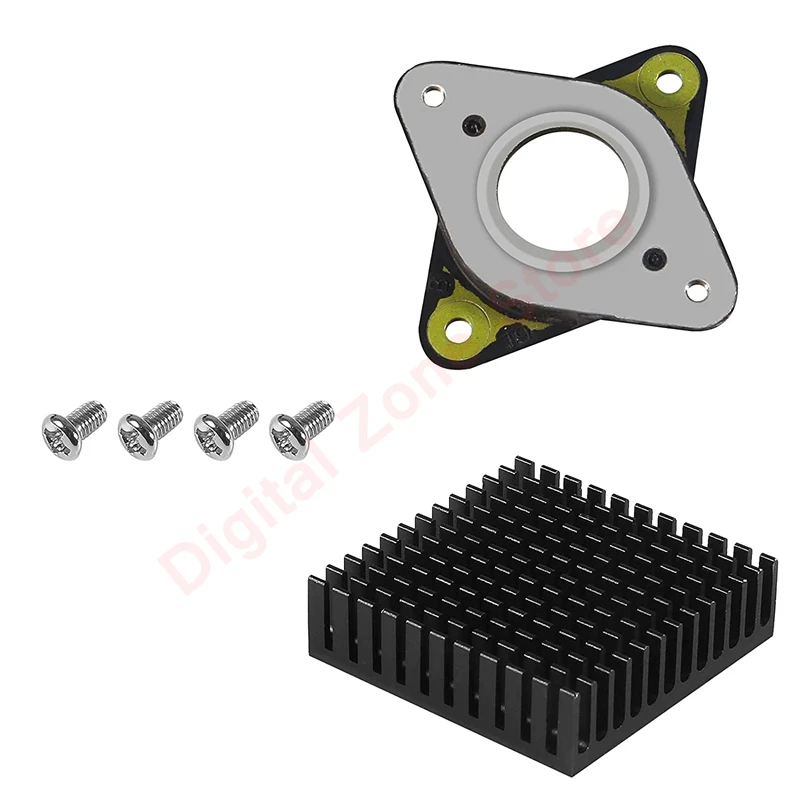 3 Sets 3D Printer Nema17 Stepper Motor Steel and Rubber Vibration Dampers with Heat Sinks Kit for Creality CR-10 10S Ender - купить по