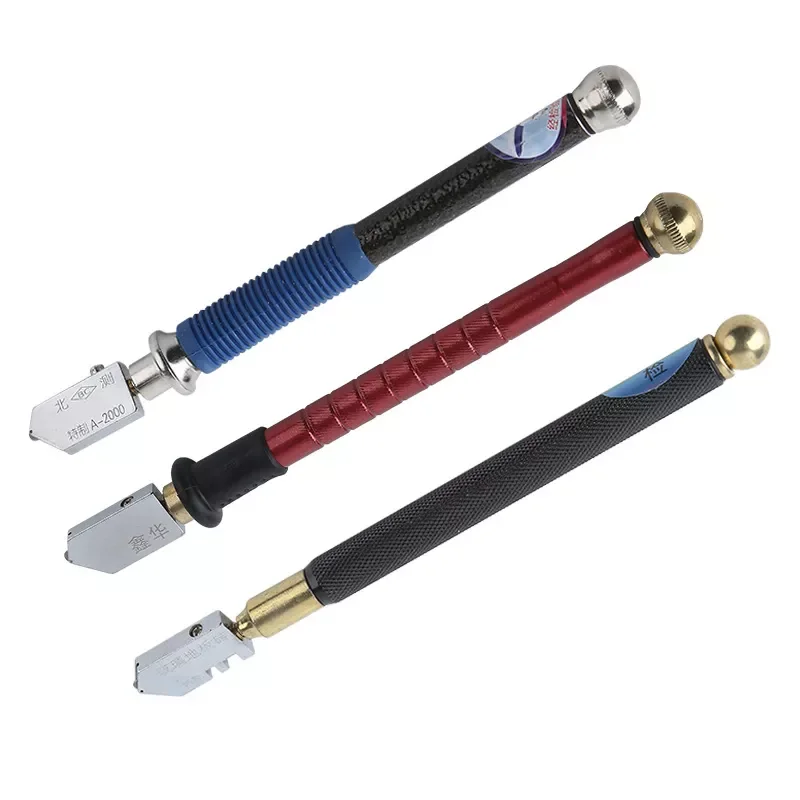 

MX Professional Diamond Glass Cutter Alloy Cutting Wheel Metal Handle Head for glass mirror tile etc cutting Glass knife tools