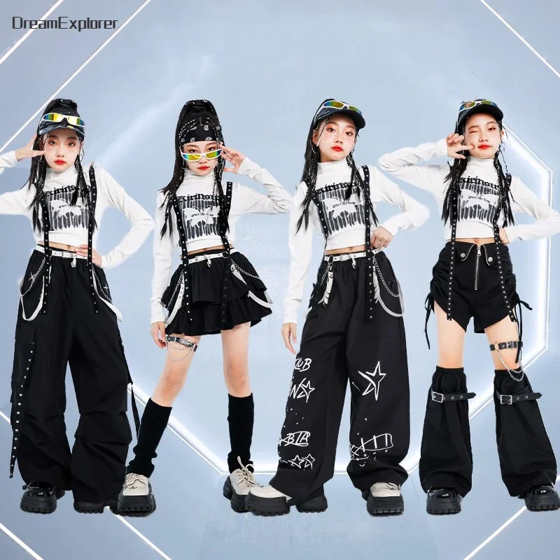 Крутой кроп-топ в стиле K-pop для девочек