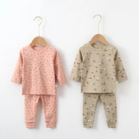 6 36m cotton printed baby clothing set long sleeved baby boy girl clothes 2022 summer baby fashion clothing