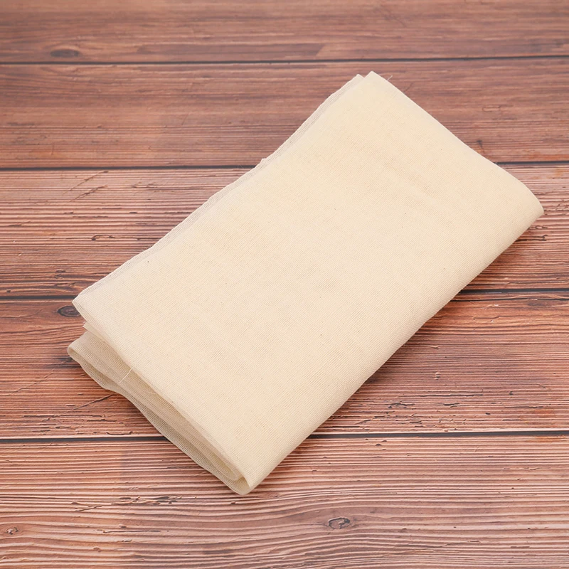

white cotton gauze cheese cloth kitchen filter wide-brimmed twill oil grid oil fishing filter colander pad household tools