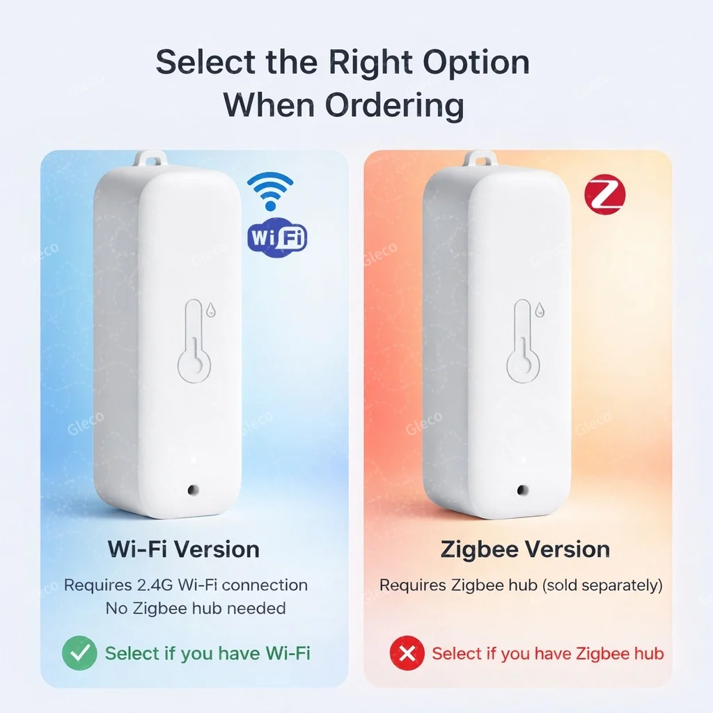 Фото Датчик температуры и влажности Zigbee/Wi-Fi (опционально с TUYA Smart Life и Zigbee2mqtt) для домашней автоматизации №2