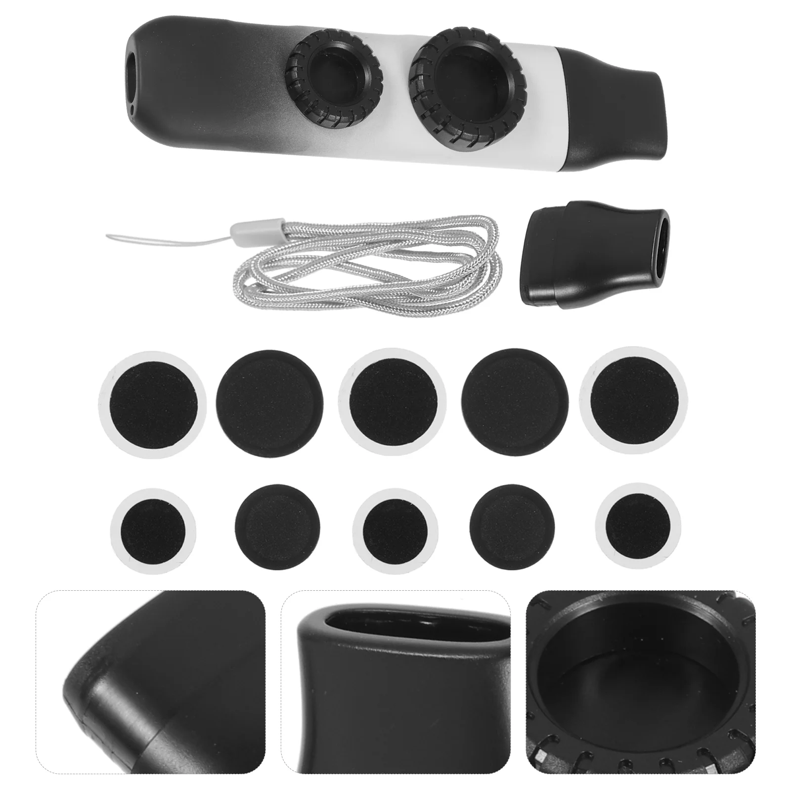 Портативная гитара Kazoo инструмент гармоника с двойным отверстием для взрослых