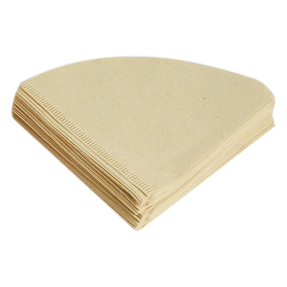 

80PCS V Shape Coffee Filter Paper Cone 1-2Cup for Dripper Coffee Filters Cups Coffee Drip Tools Paper Filters