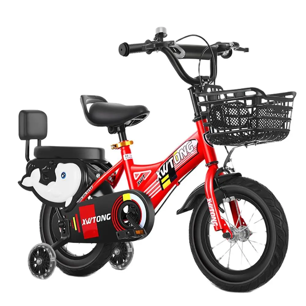 

12/14 Inches Children Bicycle High Carbon Steel Bicyclethe Frame Reinforcement Design Is Safe And Load Bearing Outdoor Cycling