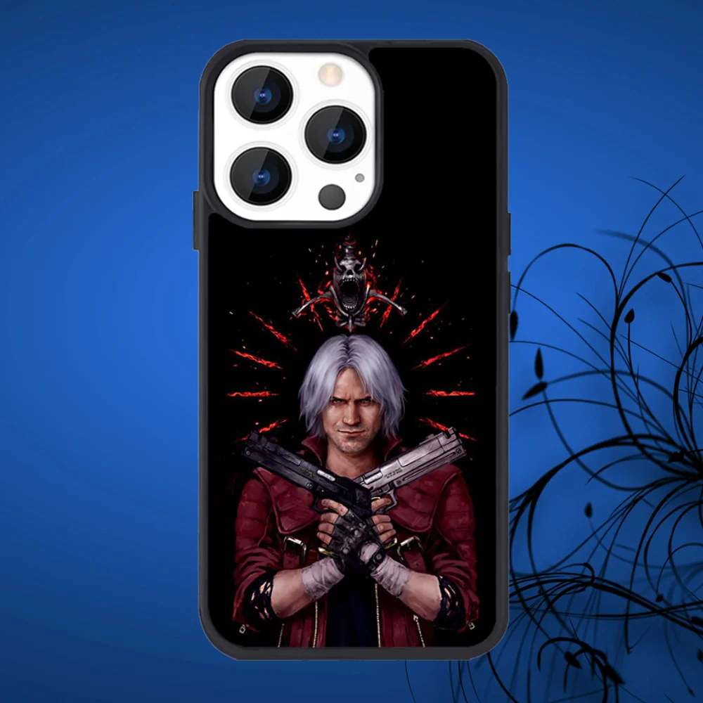 D-DMC 5 Dante Vergil Phone Case For iPhone 16 15 14 13 12 11 Plus Pro Max Mini Magsafe Magnetic Wireless Charging
