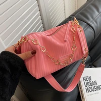 xiuya pink bags luxury handbags for women trendyol 2022 korea crossbody bags fashion new chain bolso mujer casual zipper bag
