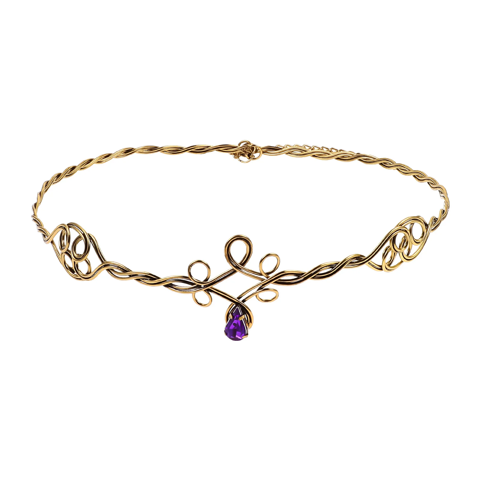 

Железная повязка для волос, аксессуары, женская модель, головной убор для вечеринки, Плетеный головной убор