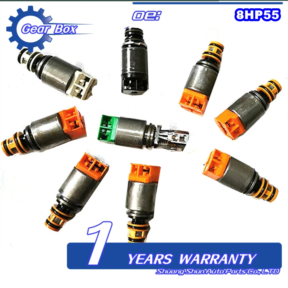 

8HP55 ZF8HP55 0BK 8HP55A ZF8HP55A Original Transmission Control Solenoid Kit Set For BMW AUDI A6 A7 A8 Q5