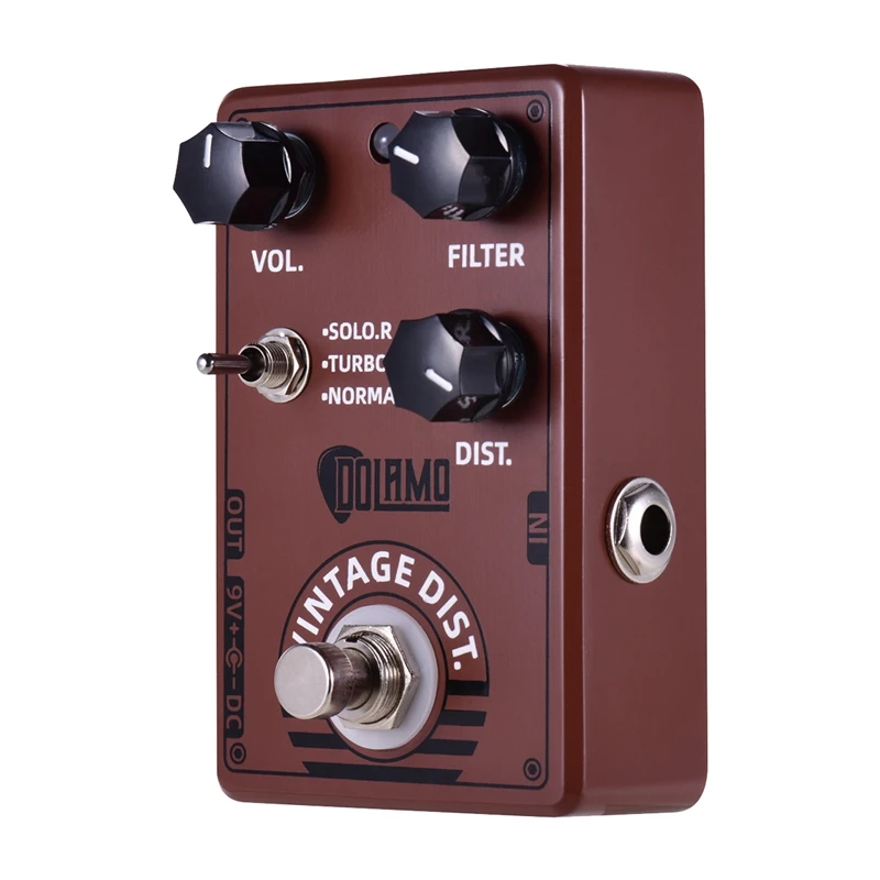 

Dolamo Guitar Effect Pedal With Volume Filter And Distortion Control Electric Guitar Accessories