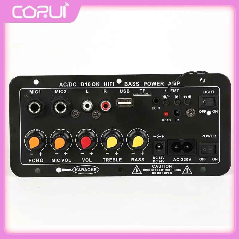 

Портативная плата цифрового стереоусилителя 12 В 24 В, плата сабвуфера с дистанционным управлением, многофункциональные автомобильные аксессуары, прочные