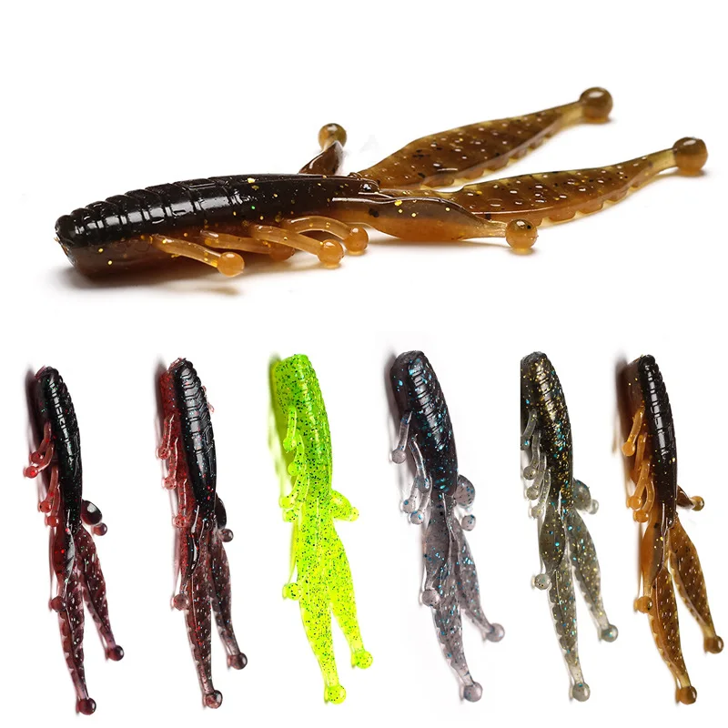 

1 Pcs Soft Insect Soft Bait Luya Bait Realistic Fish-shaped Bait 9cm5.9g Artificial Soft Insect Bait