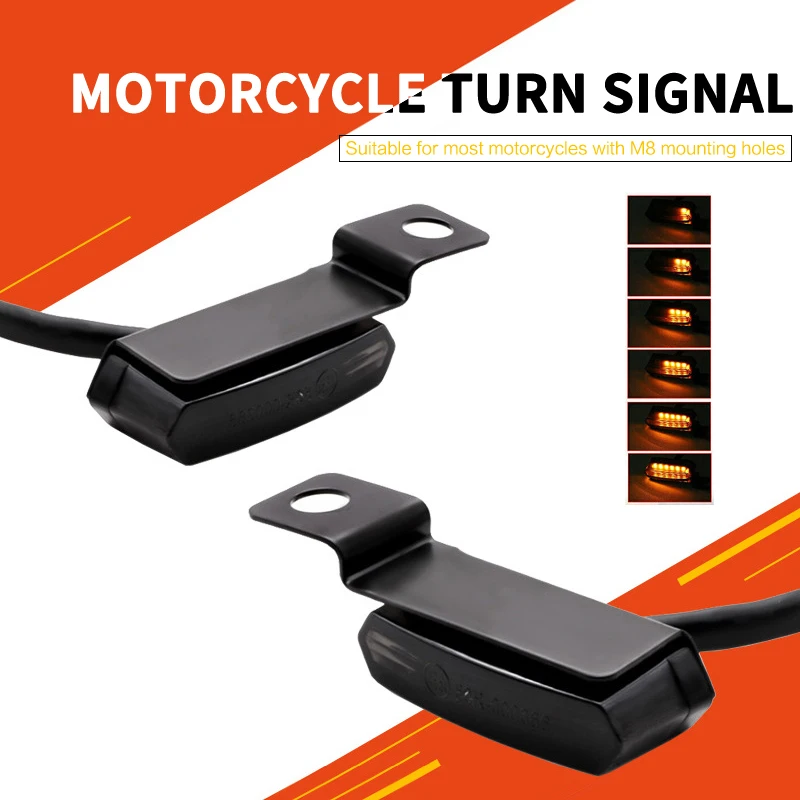 

Waterproof Blinker Lights Mini Front Rear Blinker Lights Universal 12v Turn Signal For Honda Yamaha Kawasaki Suzuki