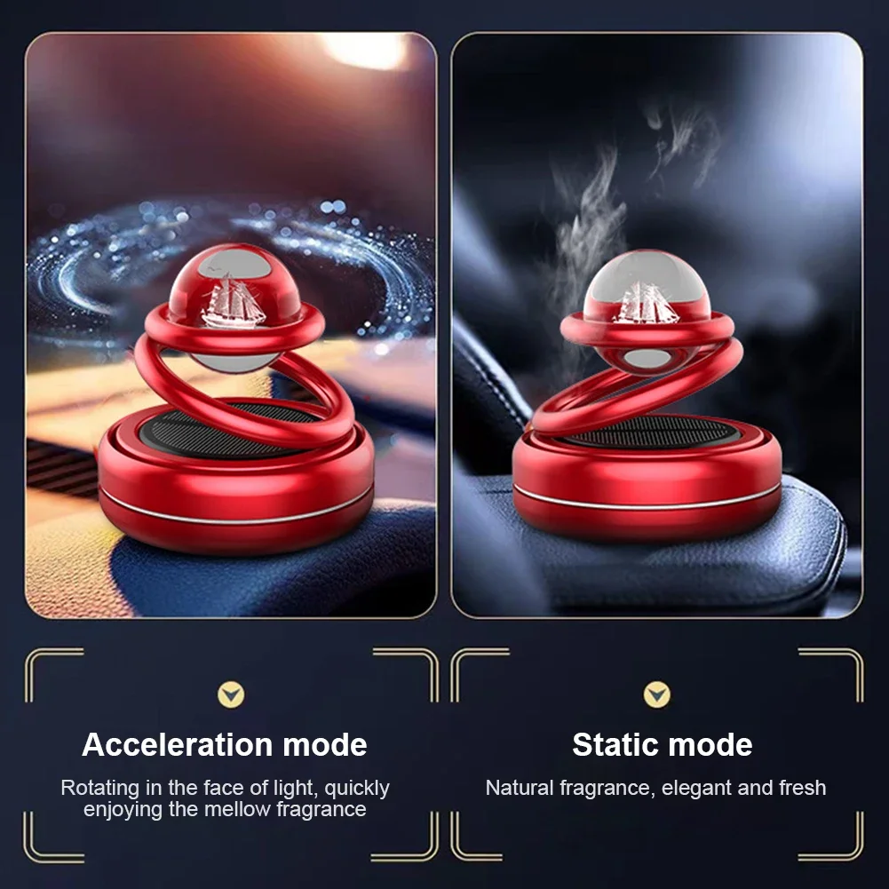 Автомобильный Освежитель Воздуха На Солнечной Энергии С Вращающимся Диффузором