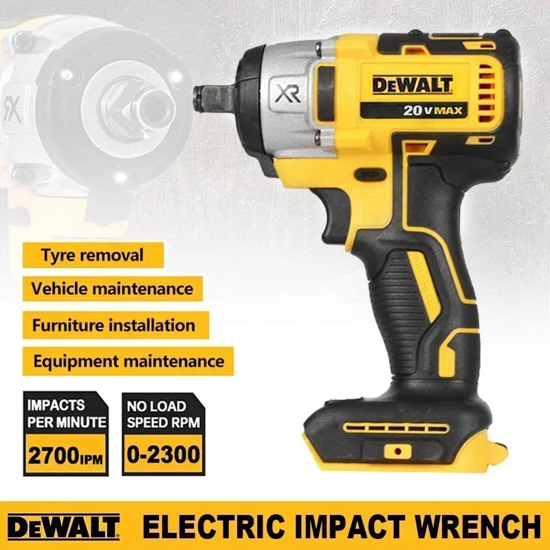 Фото Dewalt DCF880 Аккумуляторный ударный гайковерт 2300 об/мин Компактный электрический ключ 203 Нм Аккумуляторные электроинструменты для аккумулятора Dewalt 20 В №1