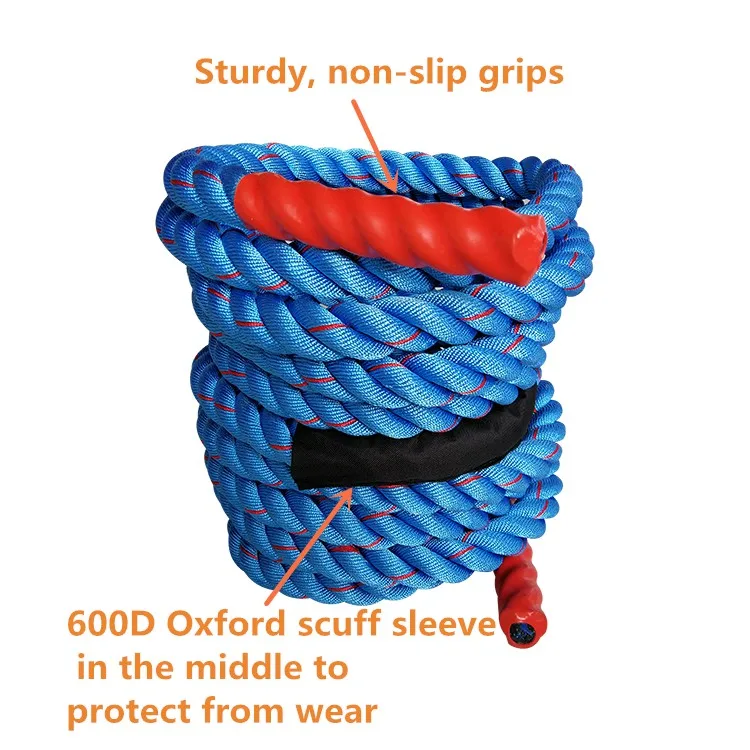 Боевая веревка для тренировок силовая в тренажерном зале