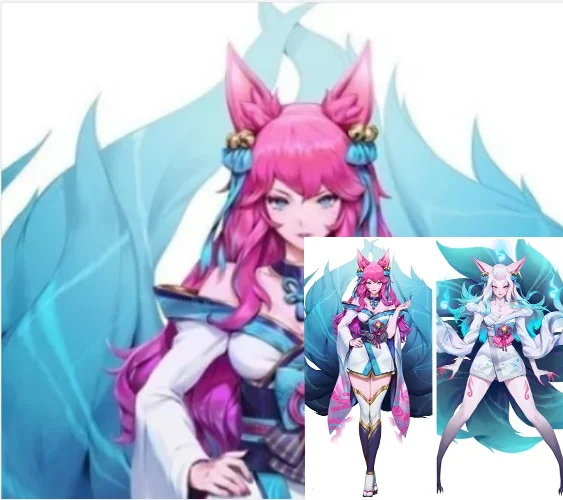 

Двусторонняя наволочка для подушки Аниме Dakimakura Ahri League of Legends