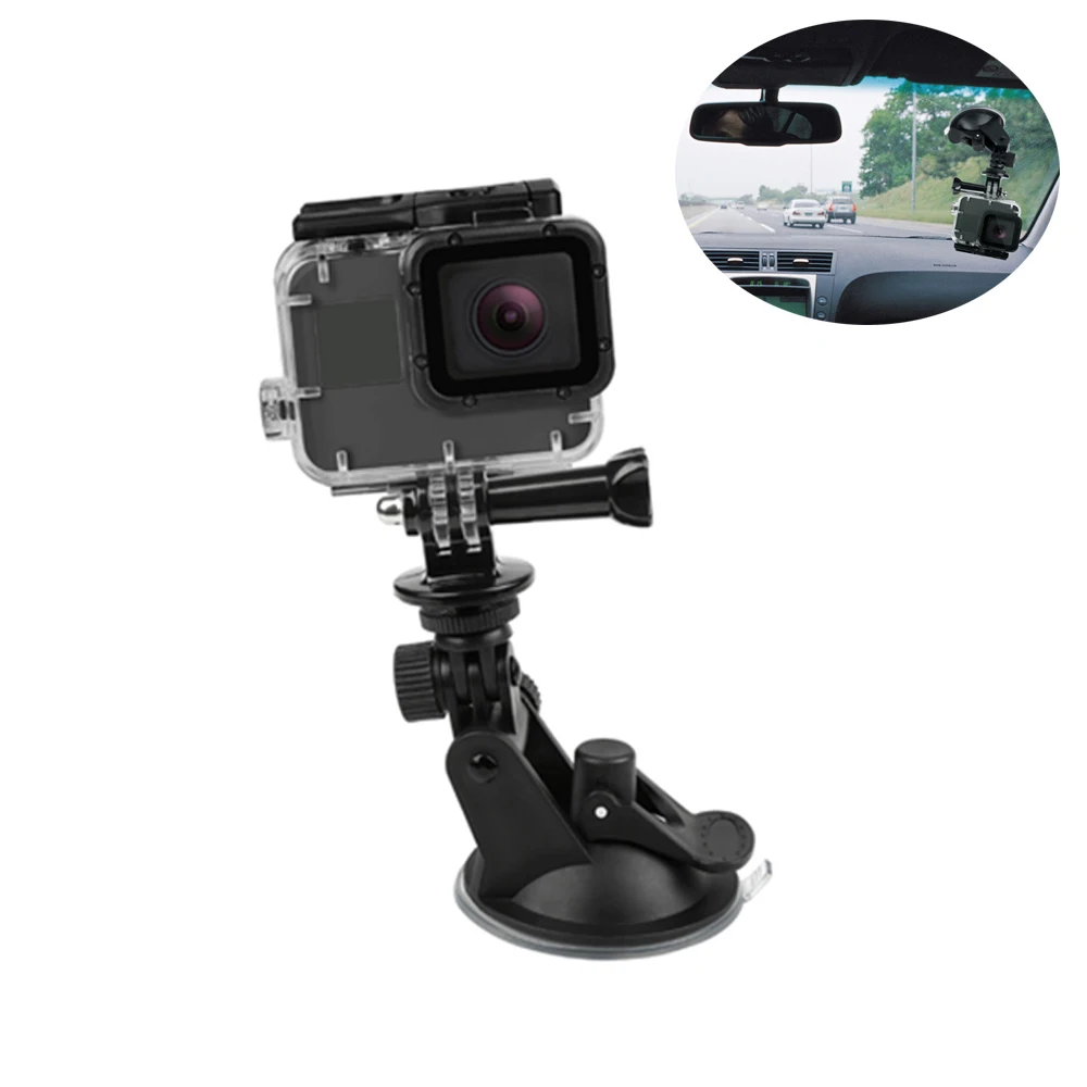 

Mini Action Camera Suction Cup for GoPro Hero 10 9 7 Black SJCAM SJ8 Yi 4K H9r Go Pro Mount Window Glass Sucker Accessory