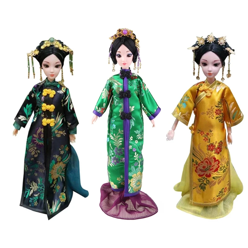 

Oriental Decor Doll, Chinese Doll with Silk Costume, Oriental Decorations for Home, Figurine for Home Decor, Room Decor,