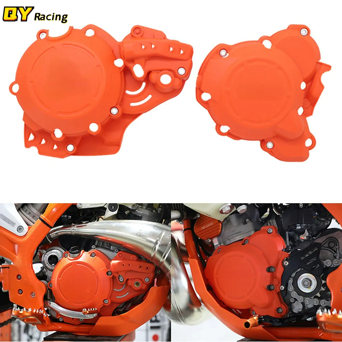 

For KTM SX XC EXC XCW TPI 250 300 SX250 EXC250 2T For Husqvarna TC TE Motorcycle Clutch Cover Ignition Protector Guard 2017-2022