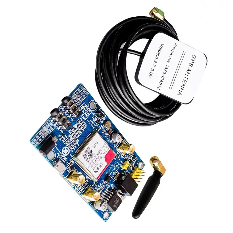 Фото Новинка: GSM-модуль для SIM808, плата разработки GSM GPRS GPS с антенной GPS IPX SMA для Raspberry Pi №4