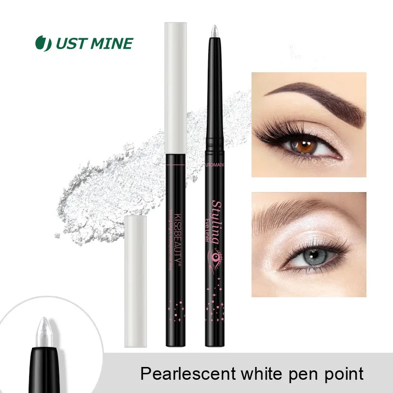 

Brightening Silkworm Eyeliner Shinning White Highlight Gloss Waterproof Pearlescent Pencil Makeup Cosmetic For Women Wholesale