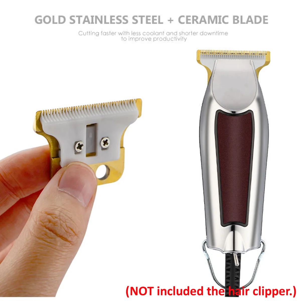 

Сменная головка резака для лезвий для WAHL 8081, машинка для стрижки волос, триммер, бритва для стрижки волос, машинка для стрижки волос, набор аксессуаров для салона, металлический инструмент