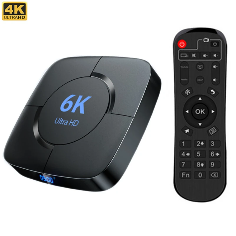 

Android 10.0 TV BOX 6K Youtube Voice Assistant 3D 4K 1080P Video TV receiver Wifi 2.4G&5.8G TV Box Set top Box