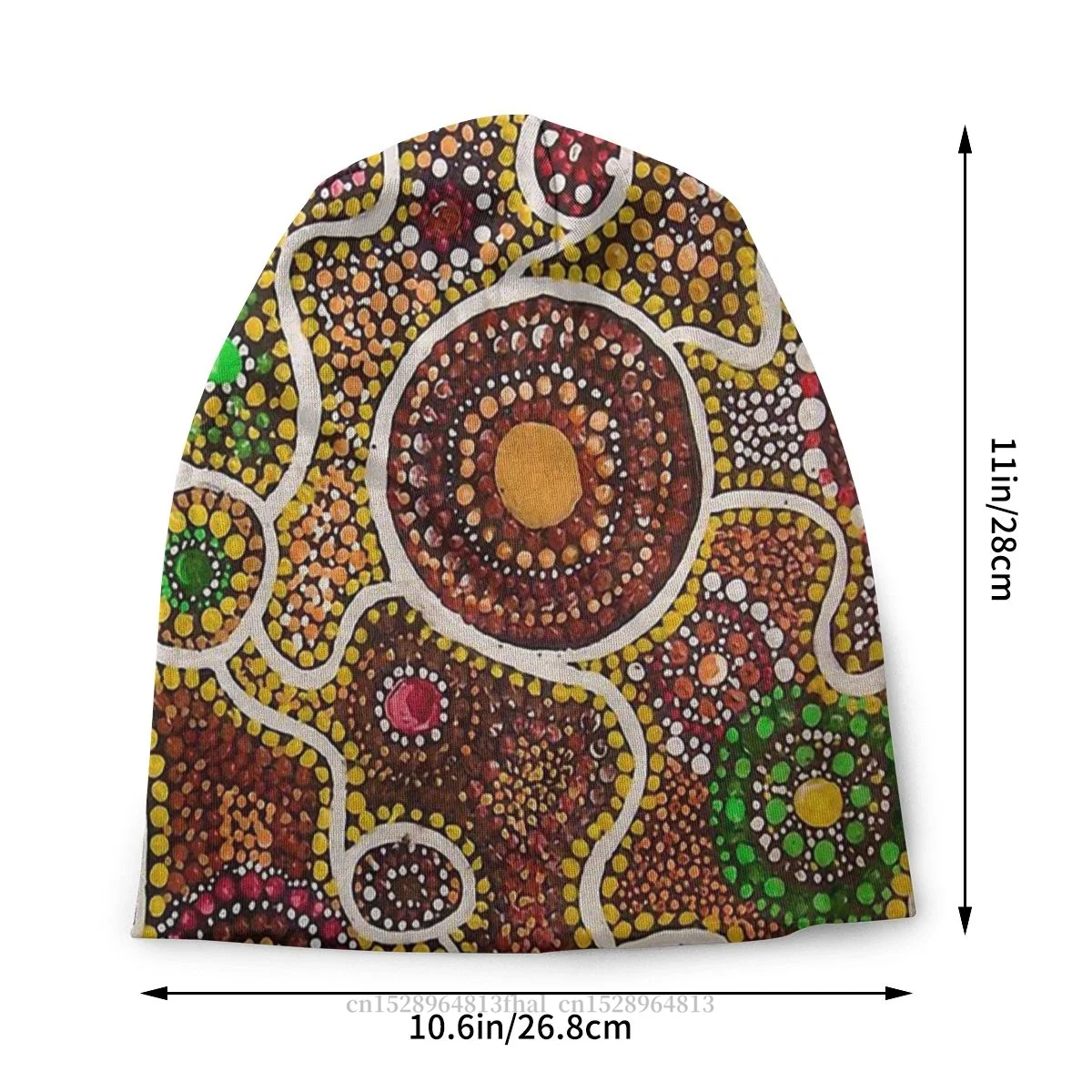 Мужская Уличная тонкая шапка с рисунком в горошек австралийские аборигенные