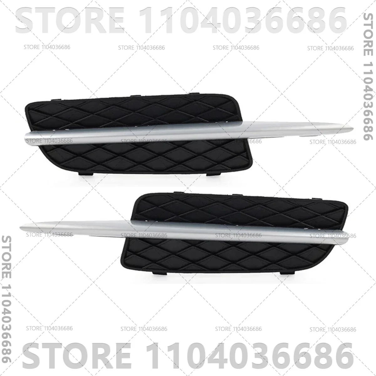 

Для BMW X5 E70 2007-2010 гг., нижняя решетка переднего бампера, накладка 51117159593 51117159594