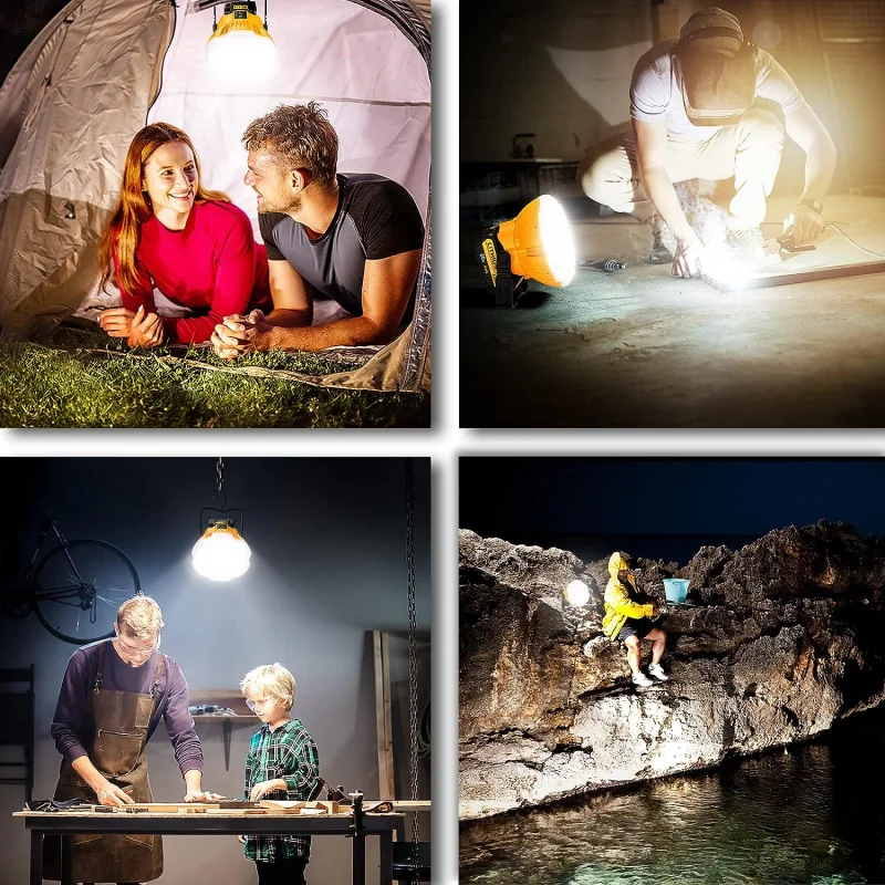 Внешняя портативная Рабочая лампа 24 Вт для Makita/Dewalt/Milwaukee/Bosch/Black Decker/Craftsman 18V