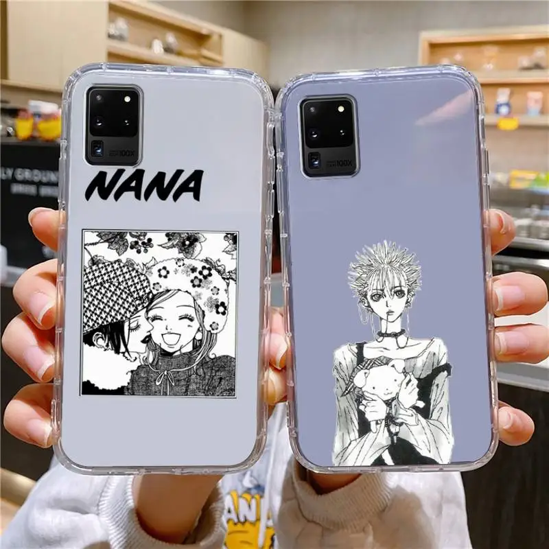 

Nana Osaki Anime Phone Case For Samsung Galaxy S10 S10e A70 Edge S22 S23 Plus Ultra Note10 Transparent Cove