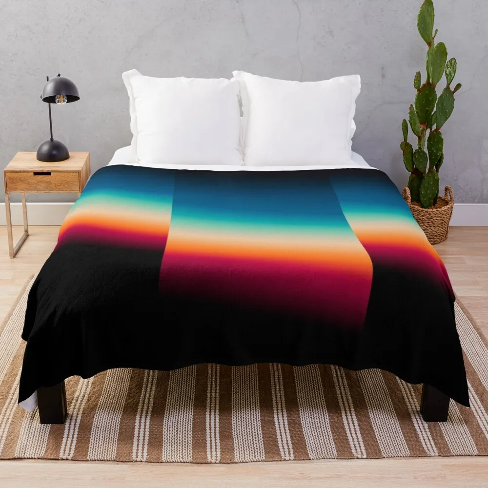 

Retro glitch Throw Blanket Thin Blanket Travel Blanket