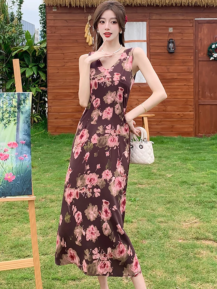 Женское летнее платье Huti wjwyl с цветочным принтом