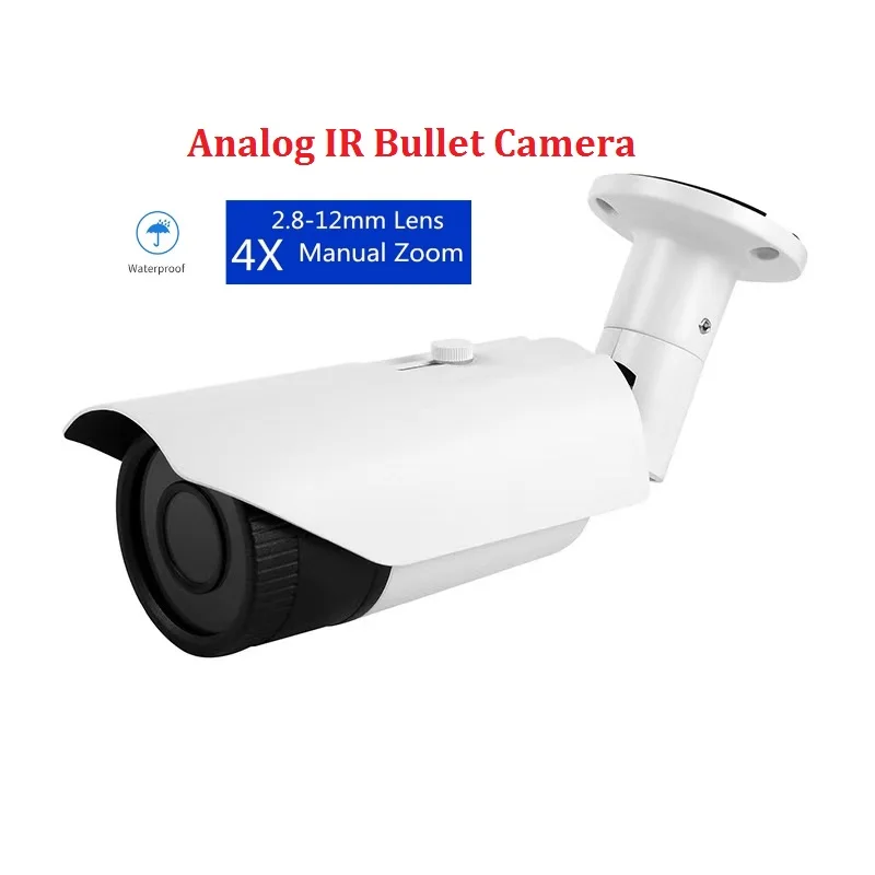 

2 МП 4 МП 5 Мп 8 Мп 2,8-12 мм варифокальный зум AHD Водонепроницаемая ИК-камера 42 шт. светодиоды AHD-TVI-CVI-аналоговая 4-в-1 аналоговая камера видеонаблюд...