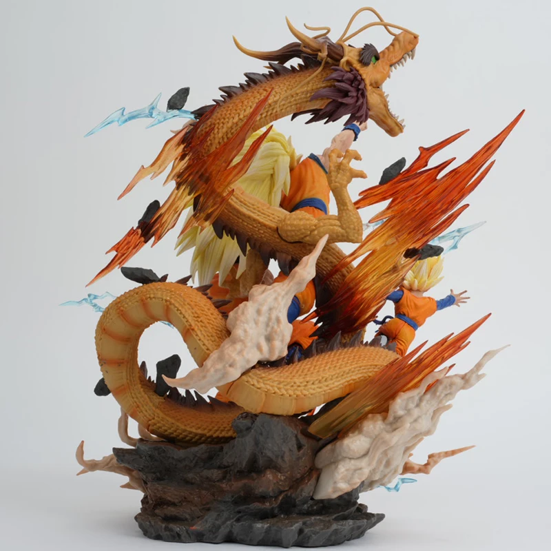 Dragon Ball Goku Gohan Goten 28 См Аниме Фигурка Модель Статуя Коллекция Украшения Скульптура