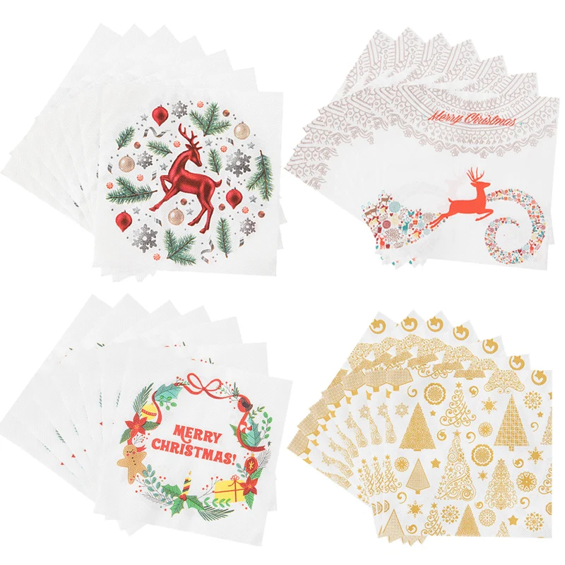 

20 шт., бумажные салфетки в виде дерева