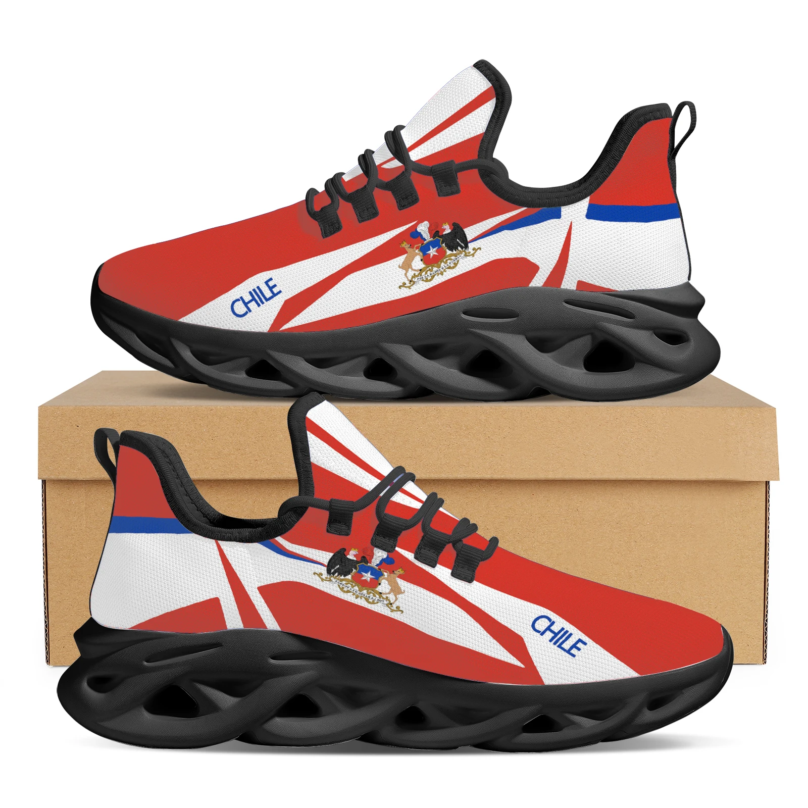 

Крутые кроссовки с флагом Чили для мужчин и женщин, светильник туфли на плоской подошве, со шнуровкой, индивидуальное название, весна-осень