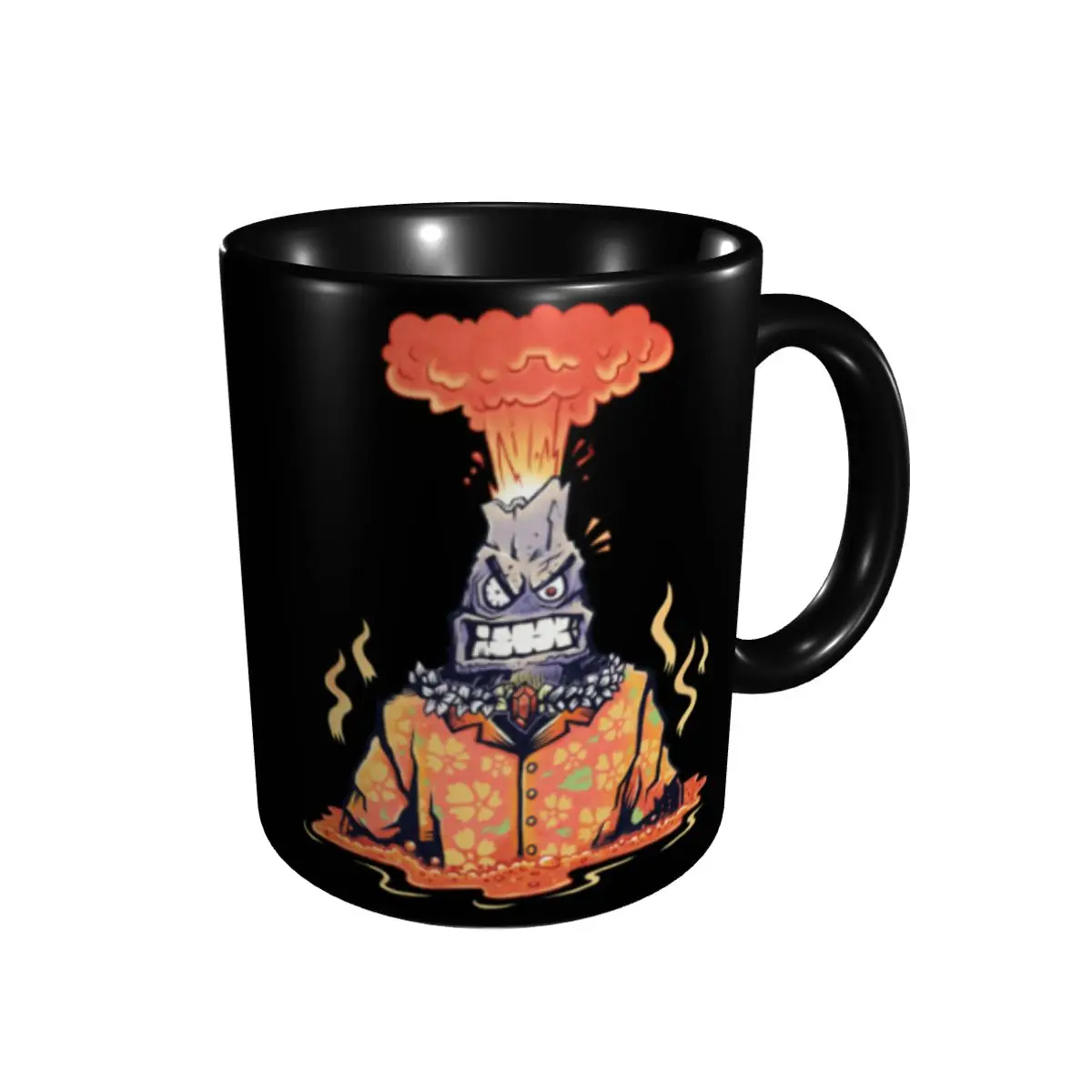 

Promo Tonga Volcano Joe Mugs Funny Graphic Cups Mugs Print Funny Geek Hollow beer mugs