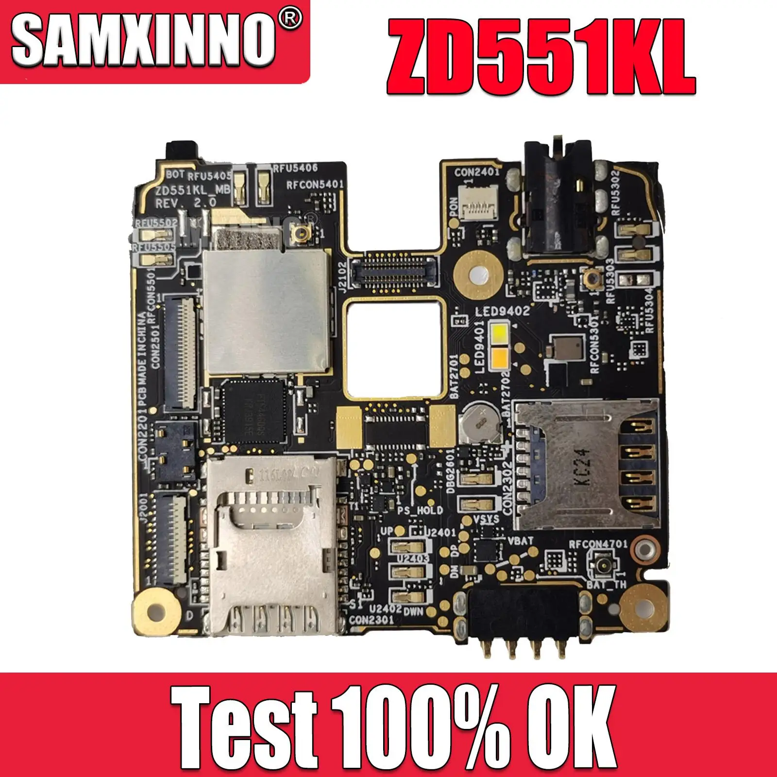 

32GB for ASUS ZenFone Selfi ZOOUD ZD551KL Motherboard Mainboard Logic Board Circuits Keypads