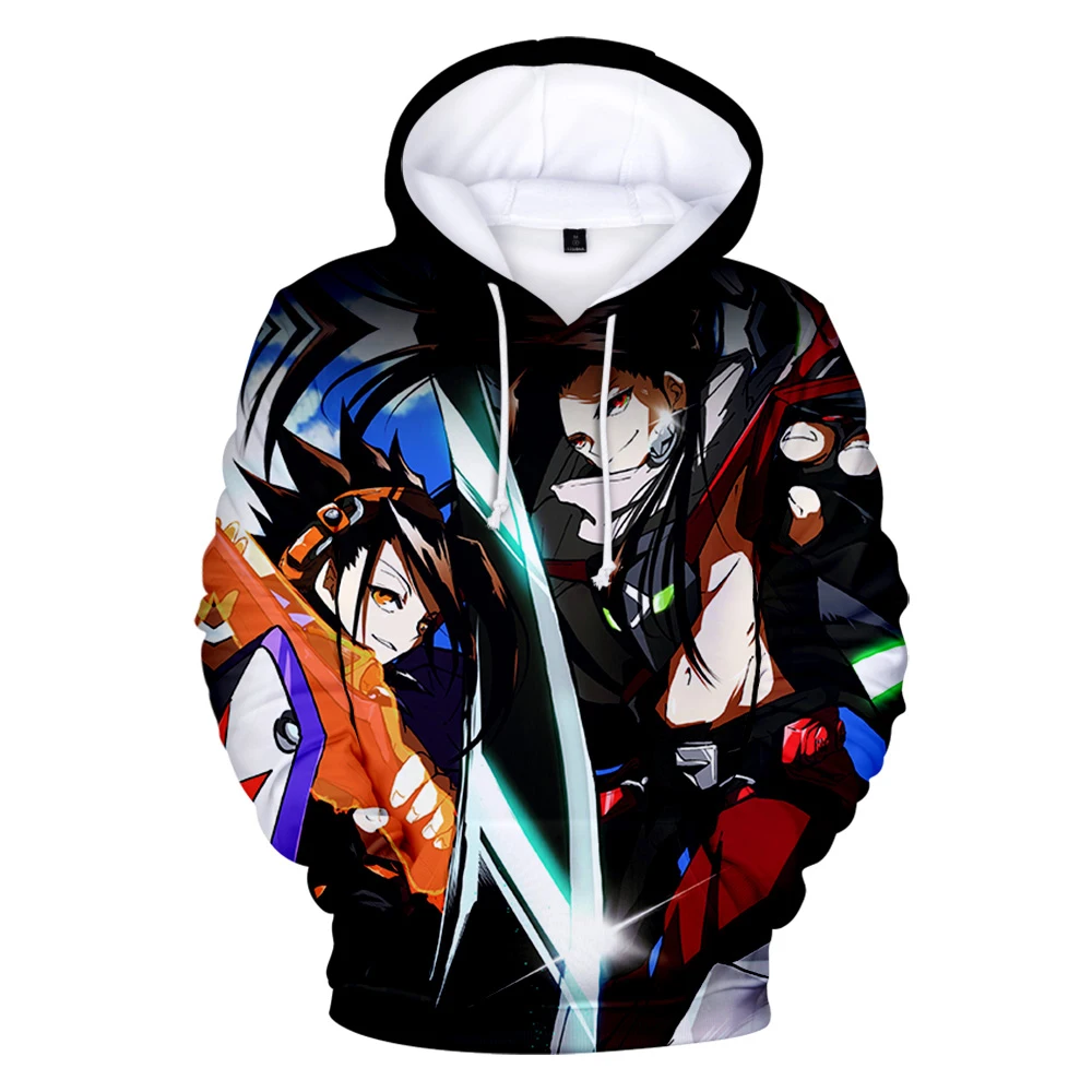 

Streetwear SHAMAN KING Hoodie 2022 Japanese Anime 3D Long Sleeve Sweatshirt Men's Hoodie Women Unisex