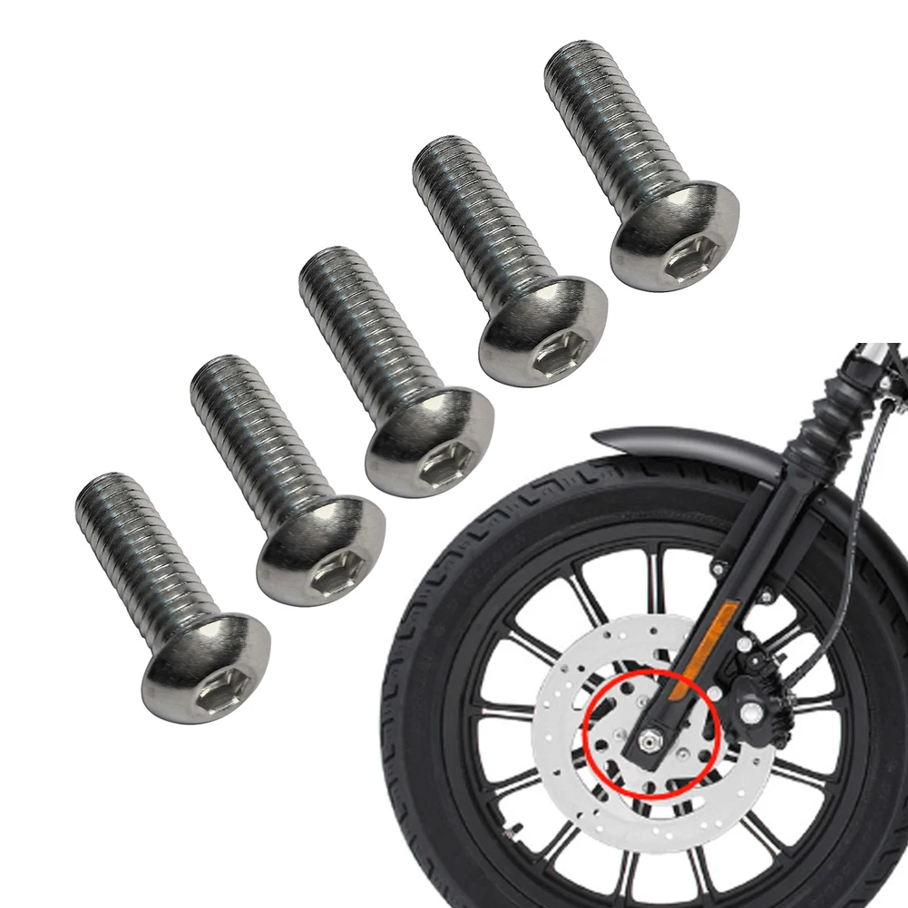 

5 шт. для Harley Touring Dyna Softail Sportster XL883 1200, за исключением Trike диск переднего тормоза мотоцикла винты, комплект оборудования, болты