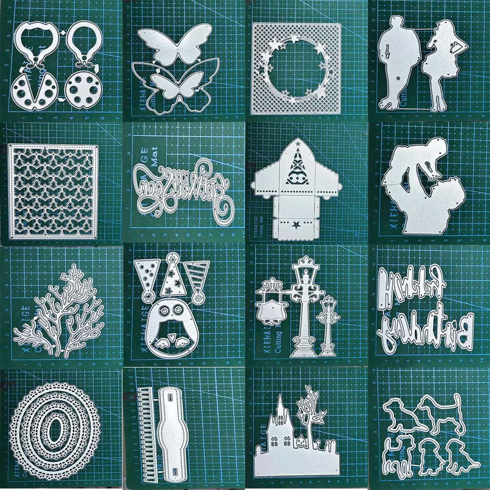 

Metal Cutting Dies Cut Mold Decoration Scrapbook Paper Craft Knife Mould Blade Punch Embossing Stencils