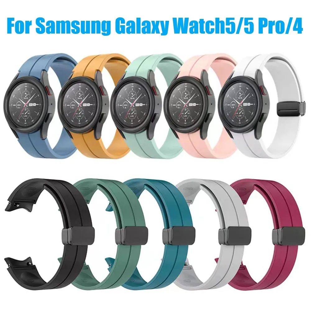 

Ремешок для наручных часов, сменный браслет с магнитной застежкой для Samsung Galaxy Watch 4 Classic, 20 мм