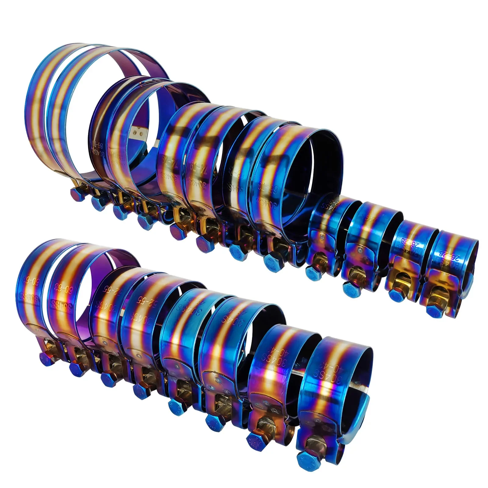 1 шт. Т-образный зажим для шланга из нержавеющей стали 26-114 мм